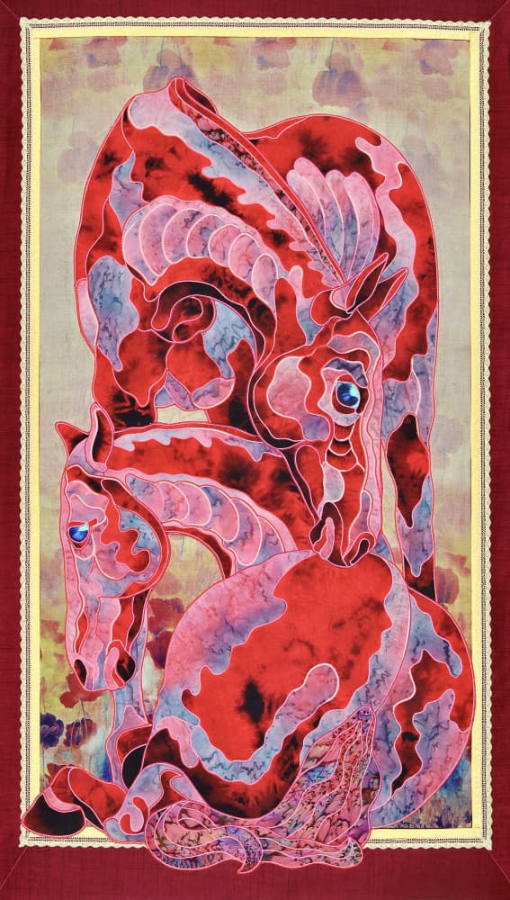 Vibrant Horse Family