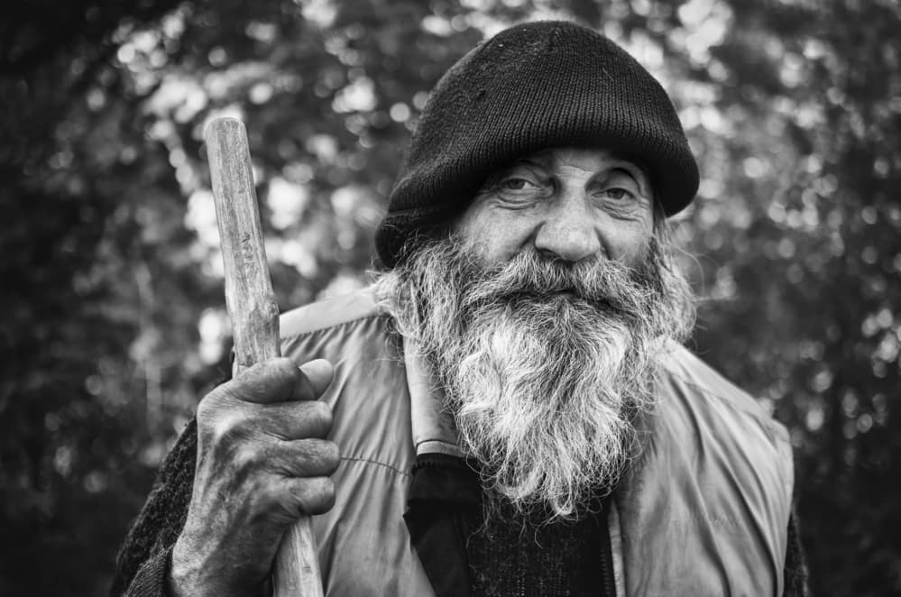 Wise Man's Gaze by Zoran Toldi (EFIAP AZSF) — canvas wall art