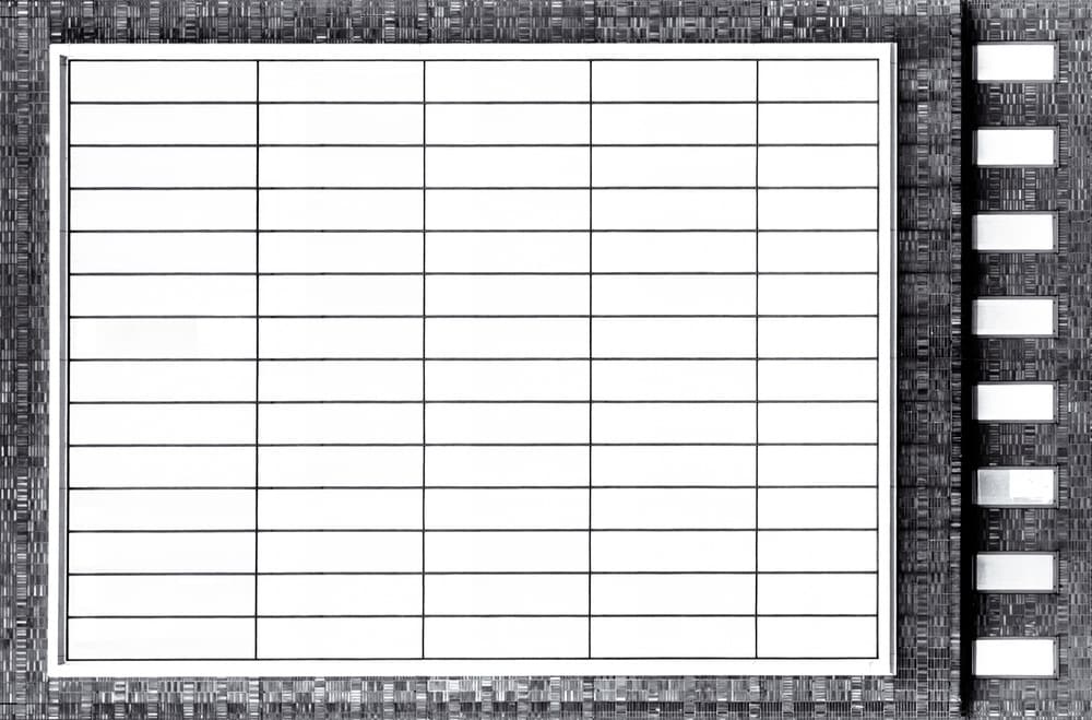 Blank Grid Film Strip by Theodoor Ferdinand — canvas wall art