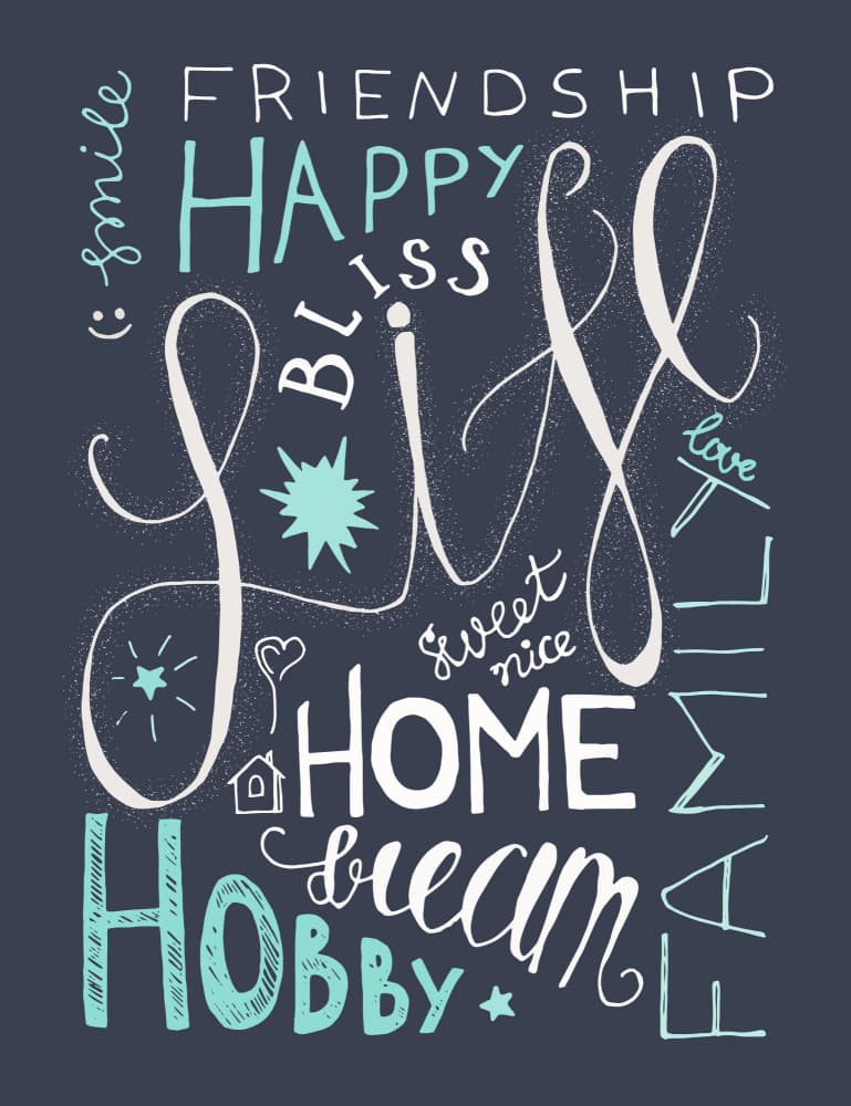 Sweet Happy Home Life by Marika Barsrsind — canvas wall art