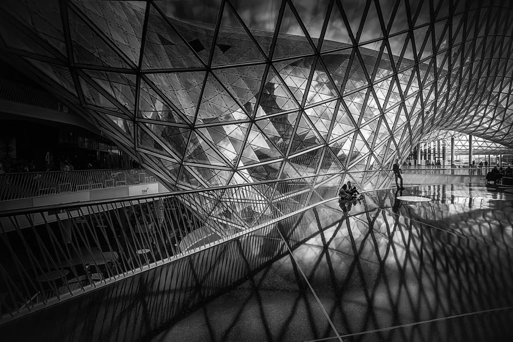 Reflective Modern Architecture by Stefan Kierek — canvas wall art
