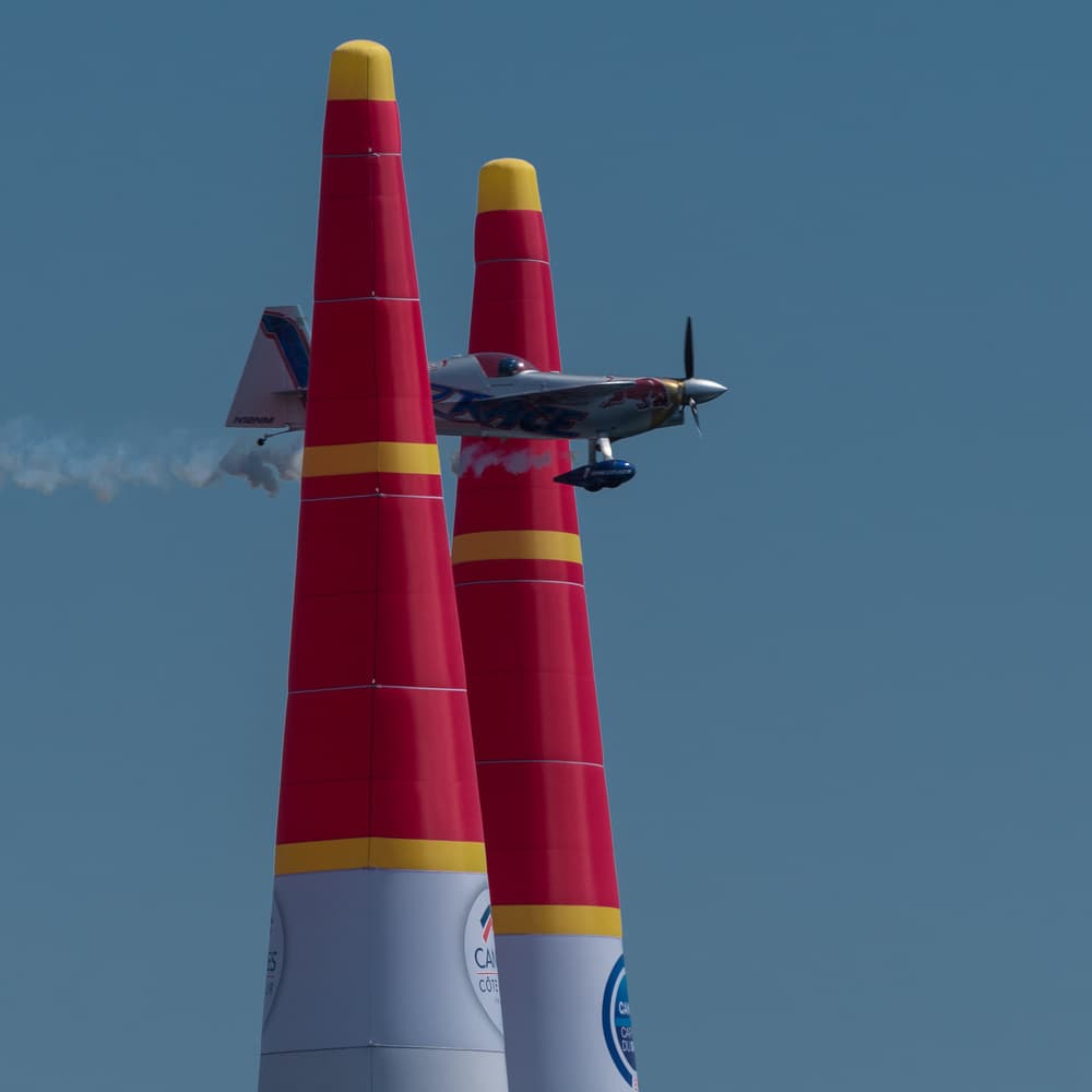 Precision Air Racing by Marc Pelissier — canvas wall art