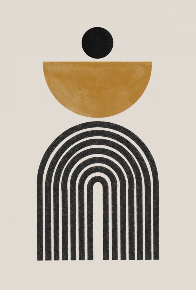 Geometric Harmony by THE MIUUS STUDIO — canvas wall art