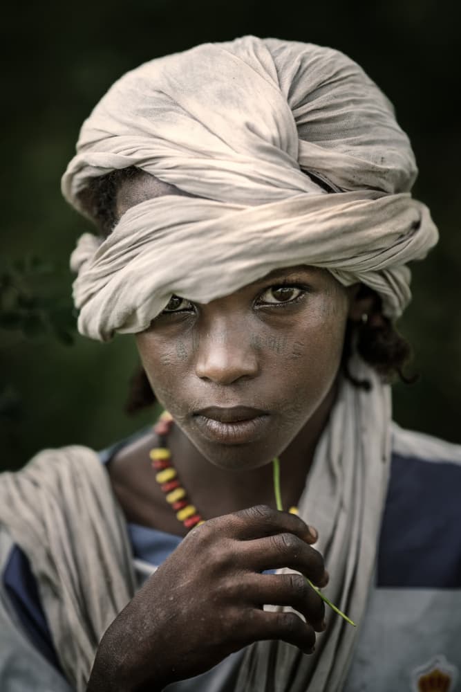 Turbaned Gaze by Trevor Cole — canvas wall art