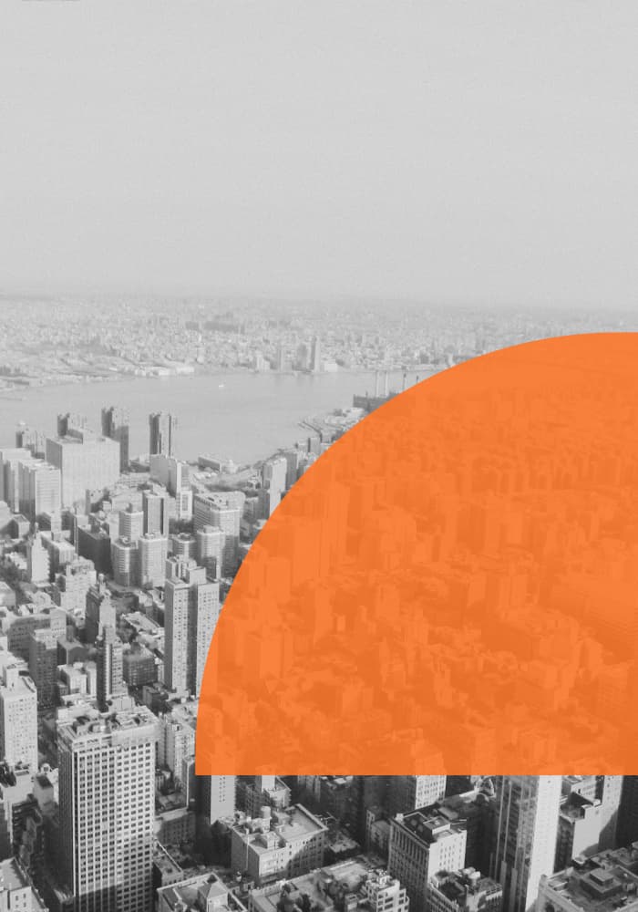 Urban Sunset Hues by Athene Fritsch — canvas wall art