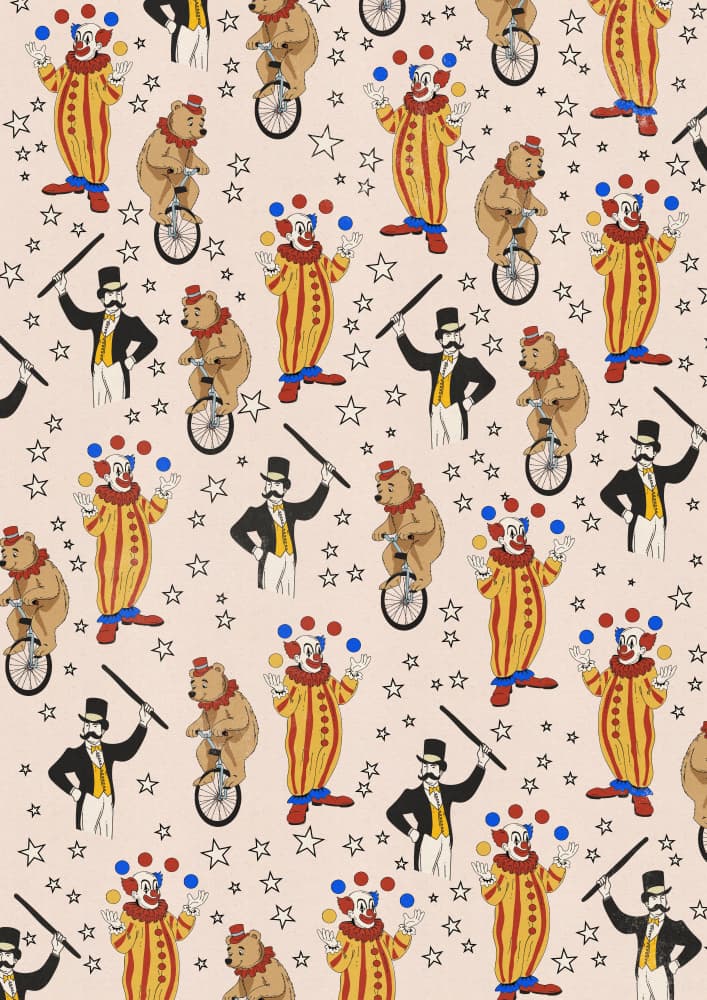 Whimsical Circus Pattern