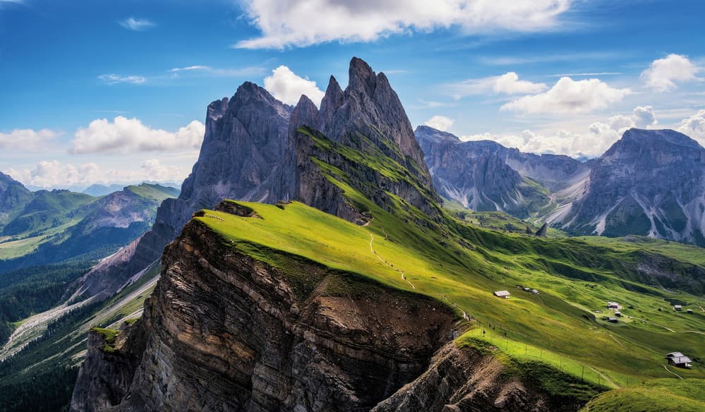 Majestic Mountain Valley by Ales Krivec — canvas wall art