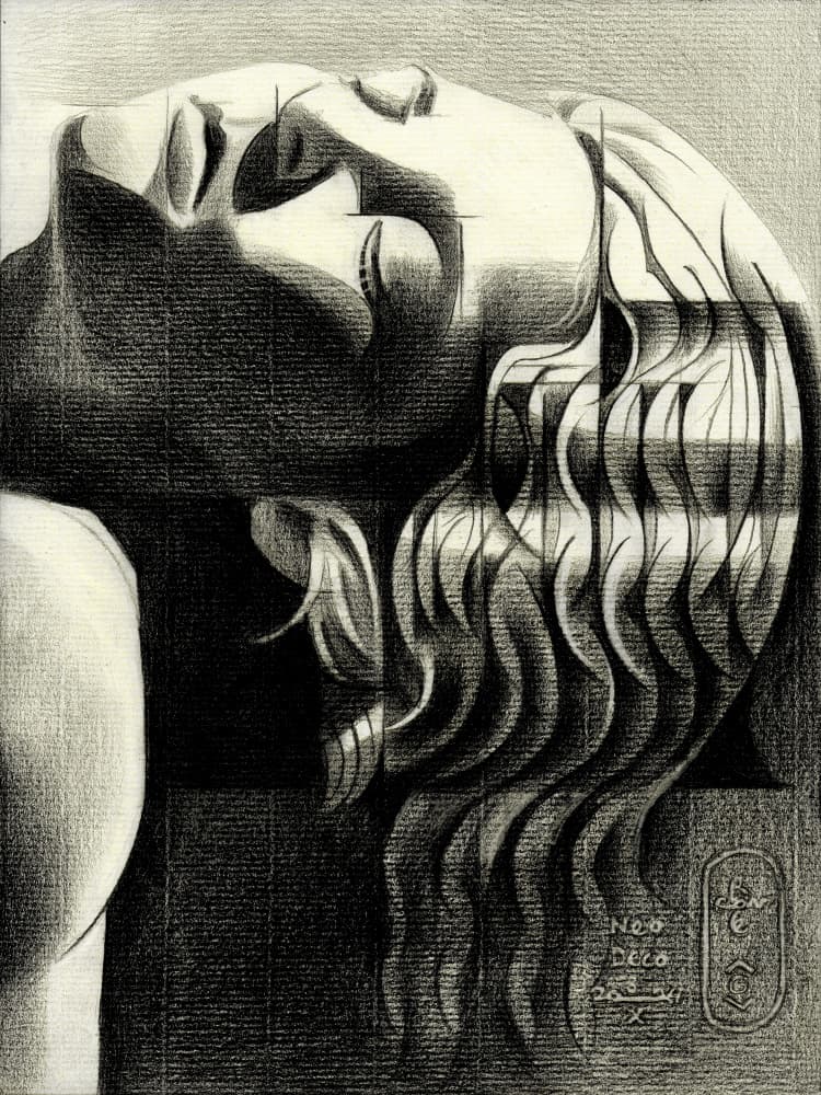 Serene Woman Portrait by Corné Akkers — canvas wall art