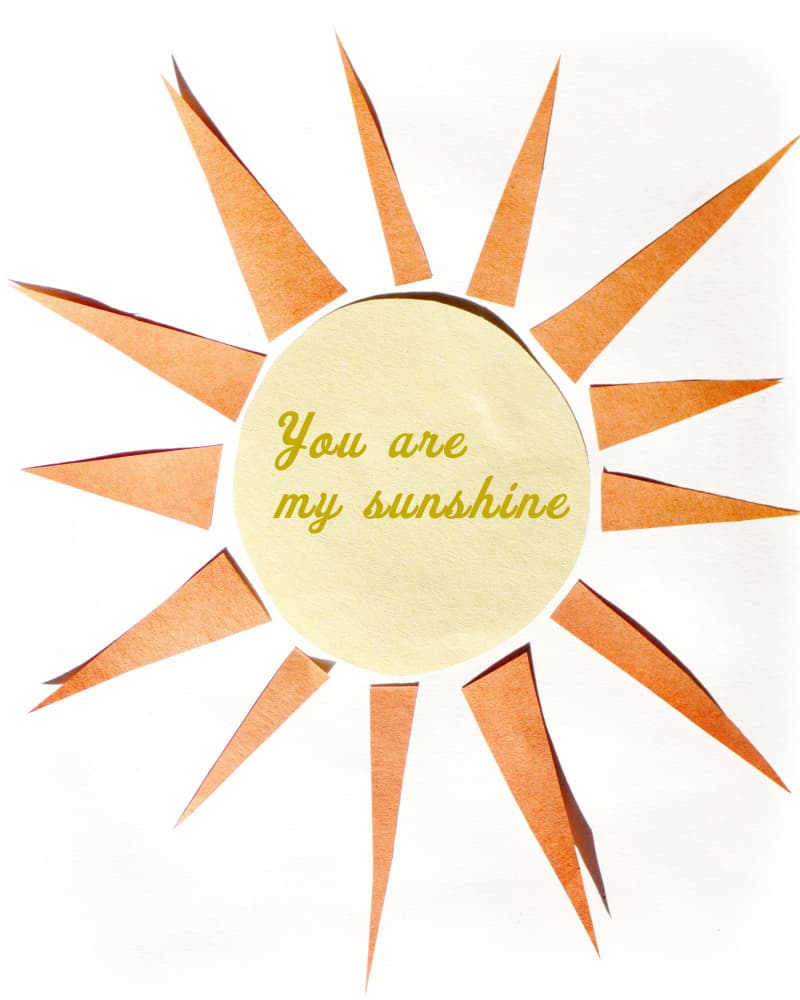 You Are My Sunshine by Gemma Bardot — canvas wall art