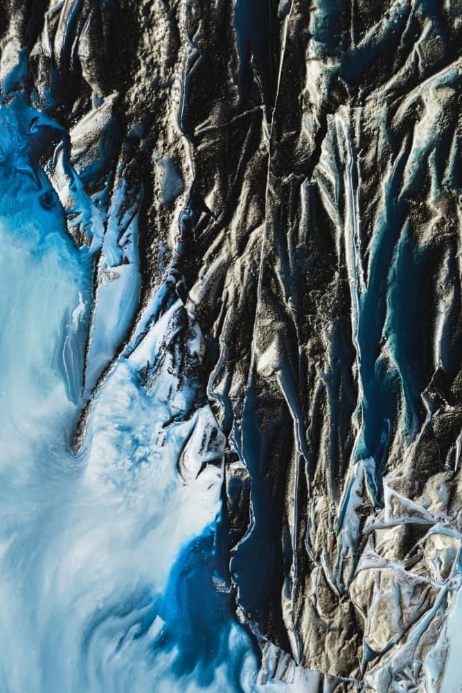 Statement Art - Navy by Petra Meikle de Vlas — canvas wall art