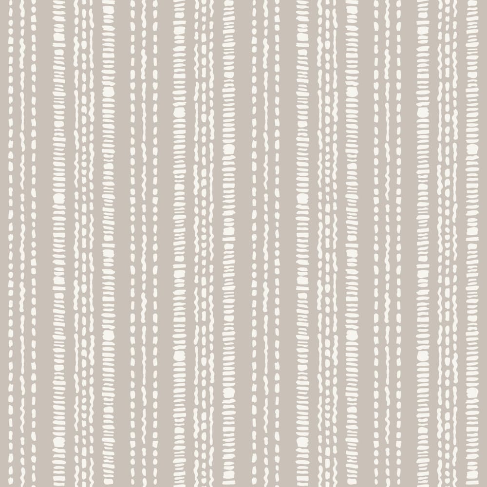Neutral Organic Stripes by Alexandra Weise — canvas wall art