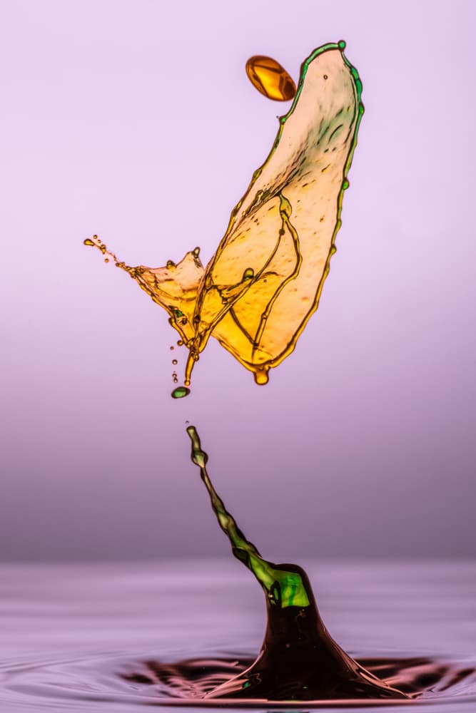 Dynamic Liquid Splash by Franco Tessarolo — canvas wall art