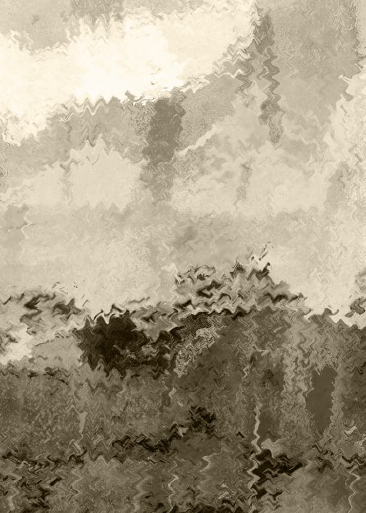 Sepia Ripple Abstract by Dina Dankers — canvas wall art