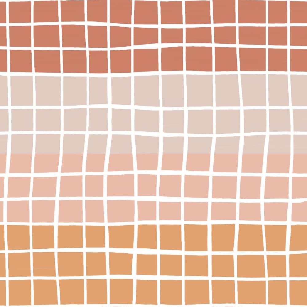 Earthy Ombre Grid by Menina Lisboa — canvas wall art