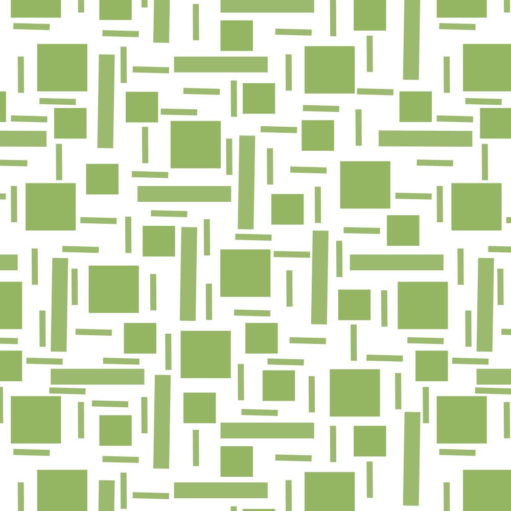 Green Geometric Pattern by Michele Channell — canvas wall art