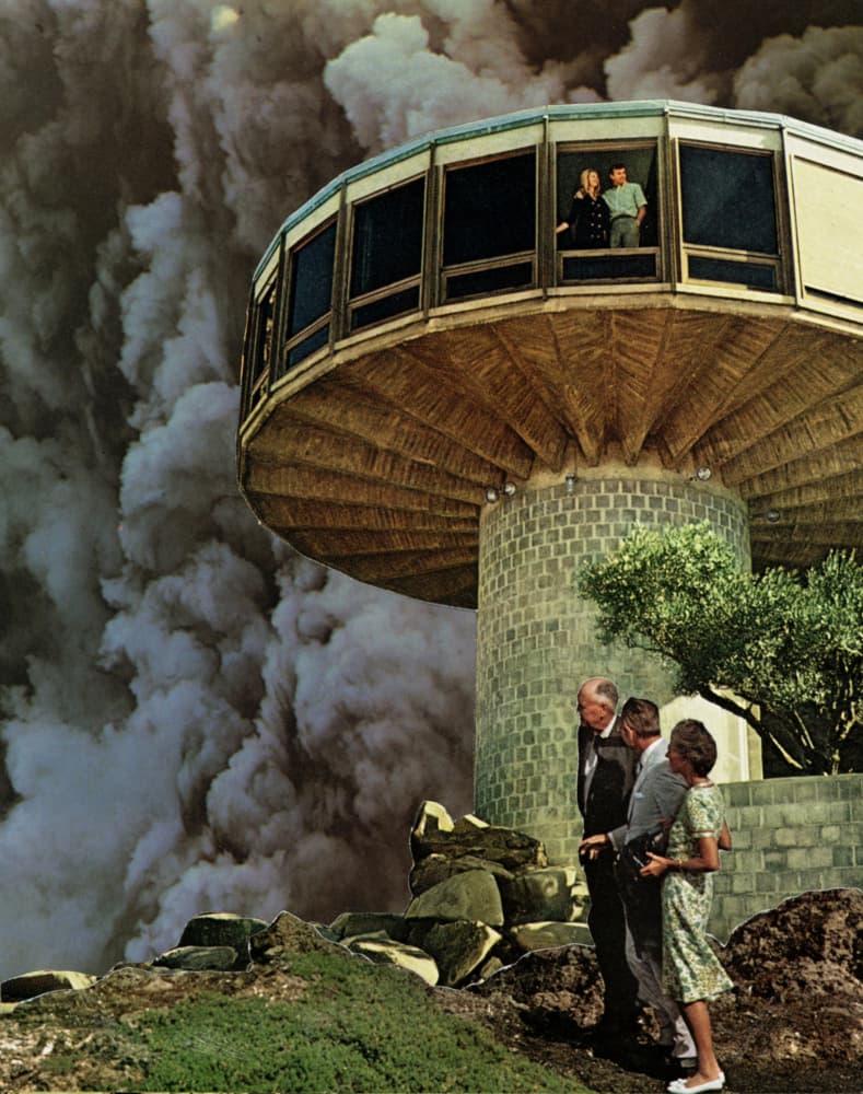 Retro Disaster Observation by Mikhail Siskoff — canvas wall art