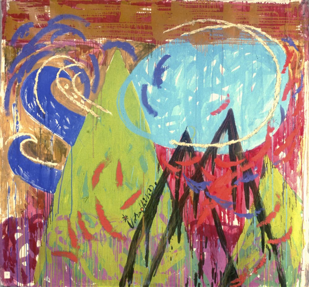 Vibrant Abstract Landscape by Kanat Ibragimov — canvas wall art