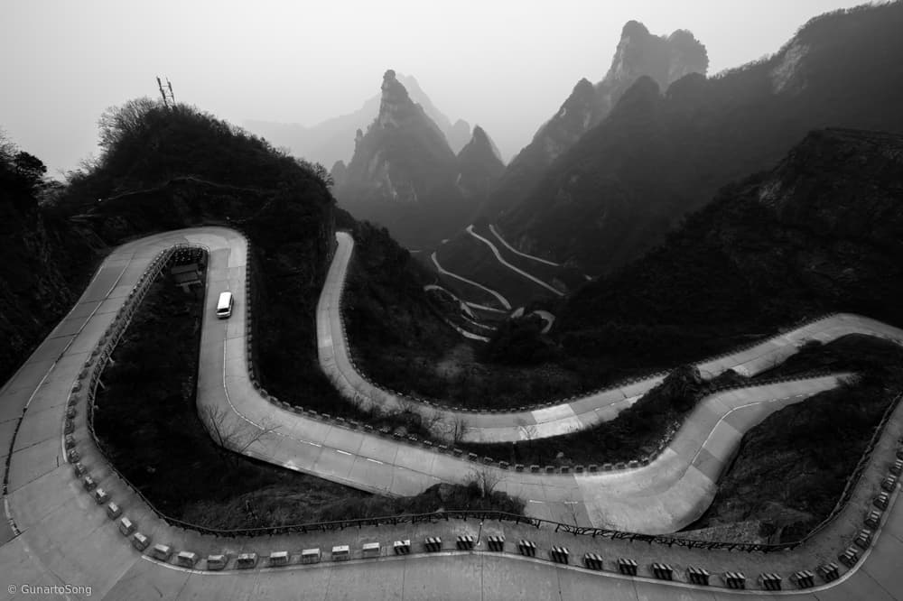 Winding Mountain Journey by Gunarto Song — canvas wall art