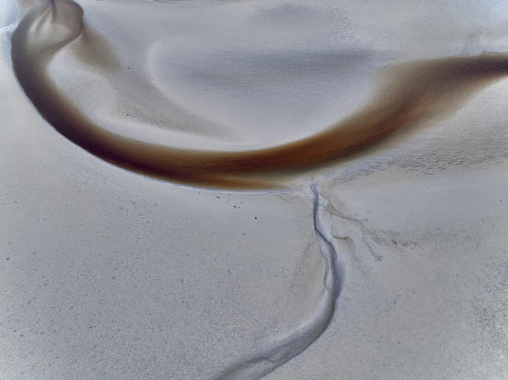 Abstract Aerial River by Rob Darby — canvas wall art