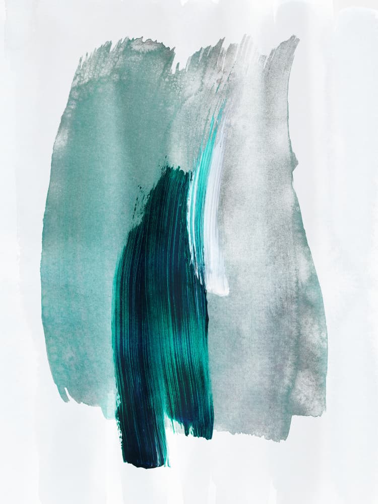 Abstract Brush Strokes 19 by Mareike Böhmer — canvas wall art