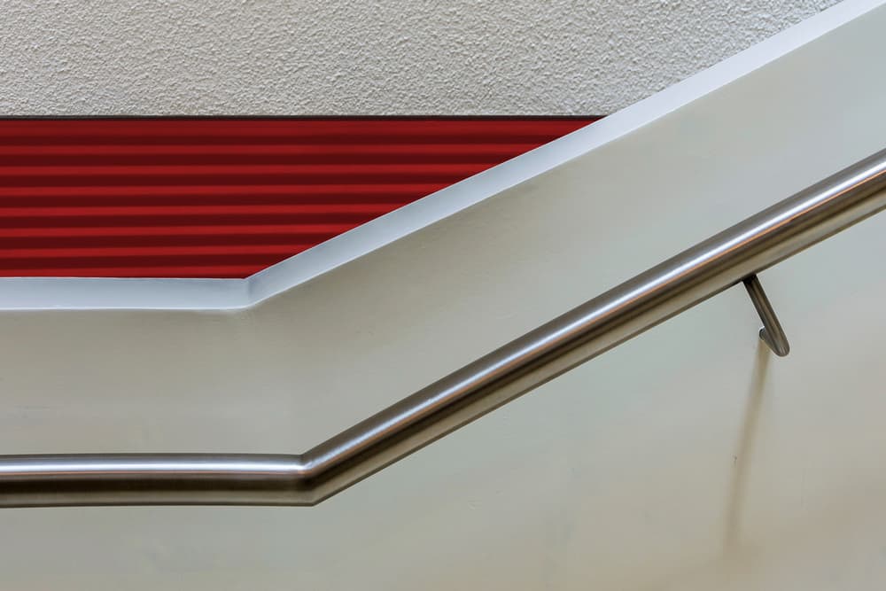 Modern Stairway Lines by Henk van Maastricht — canvas wall art