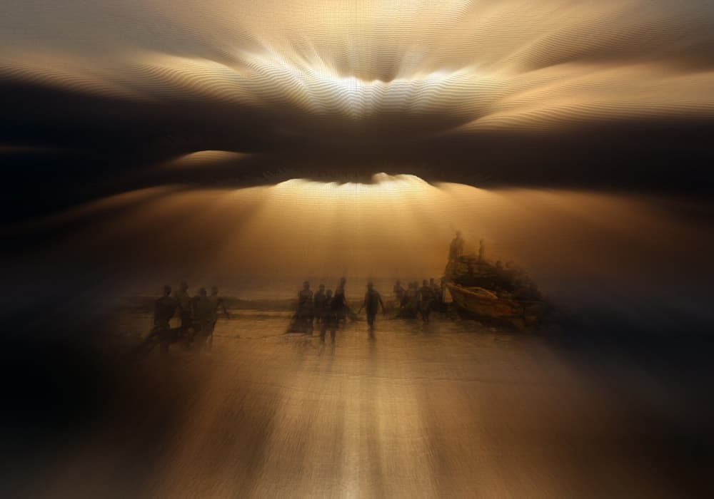 Journey Towards Light by Hans-Wolfgang Hawerkamp — canvas wall art