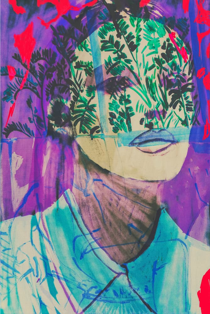 Enigmatic Botanical Portrait by Beate Tubach — canvas wall art