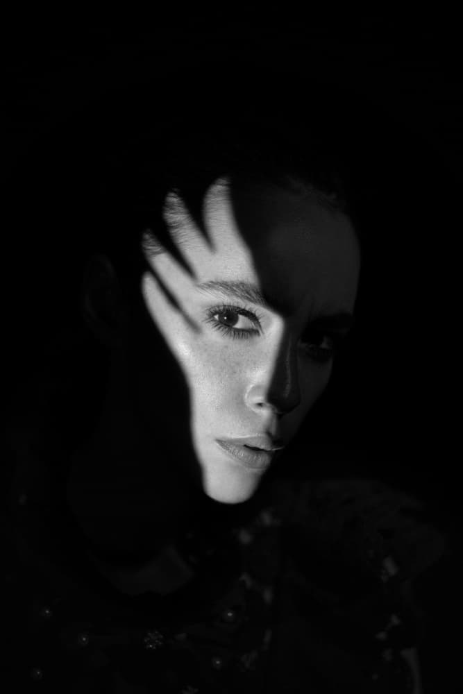 Dramatic Shadow Portrait by Piotr Werner — canvas wall art