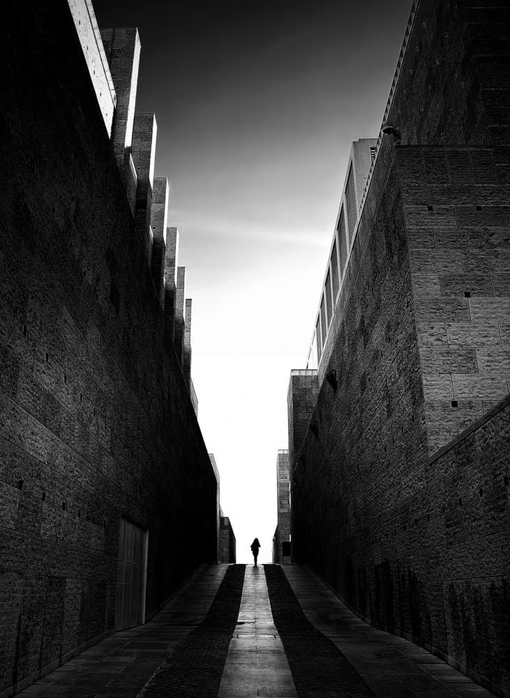 Solitary Figure Passage by Ezequiel59 — canvas wall art