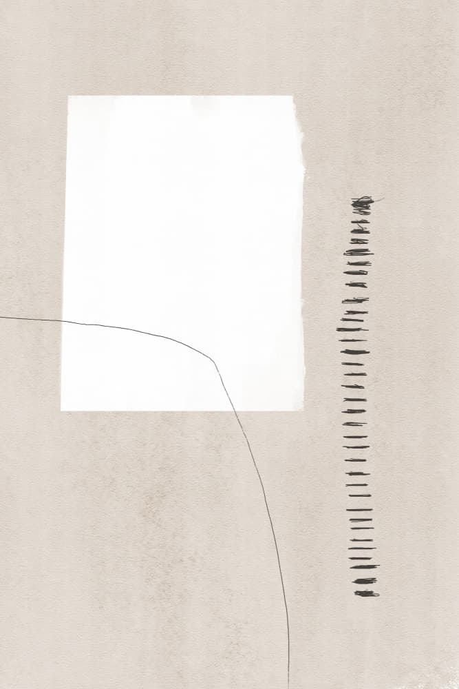Minimal Balance by uplusmestudio — canvas wall art