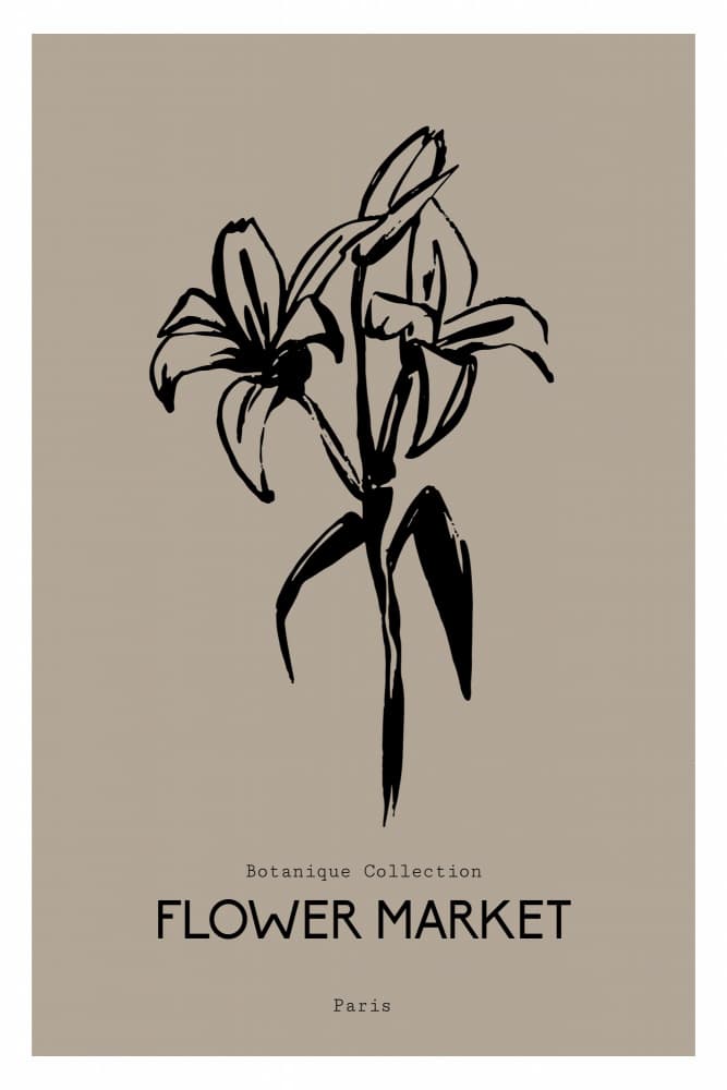 Flowermarketparis by Treechild — canvas wall art