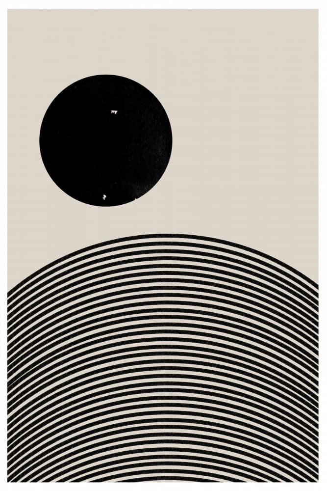 Circle and Curves by THE MIUUS STUDIO — canvas wall art