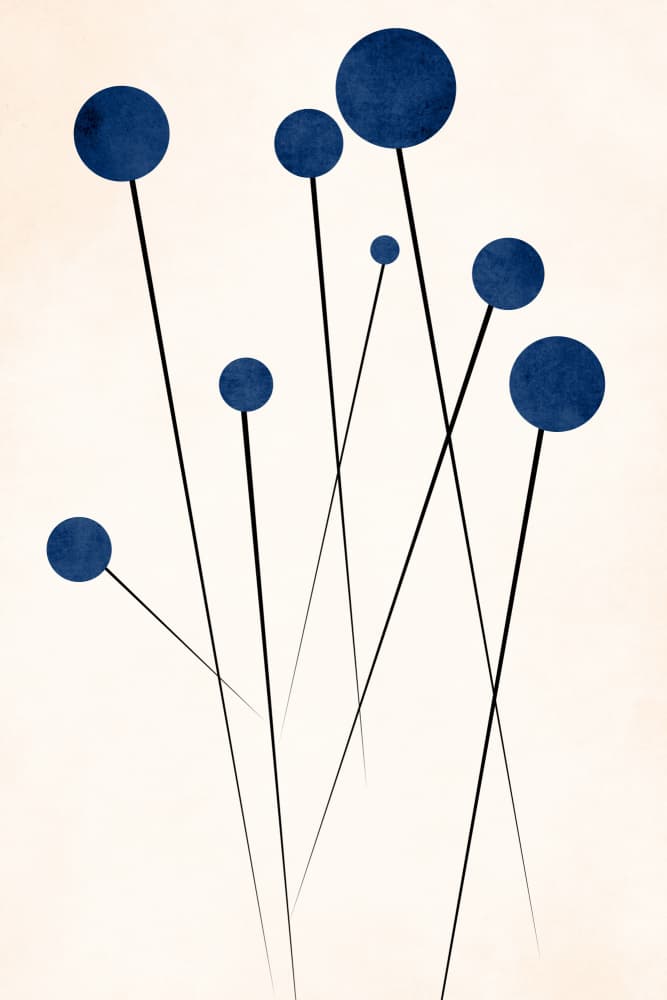 Wild Blueberries by Kubistika — canvas wall art