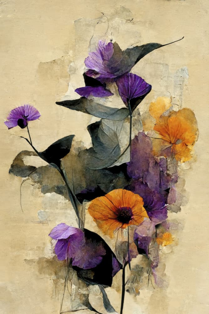 Petals in Harmony by Treechild — canvas wall art