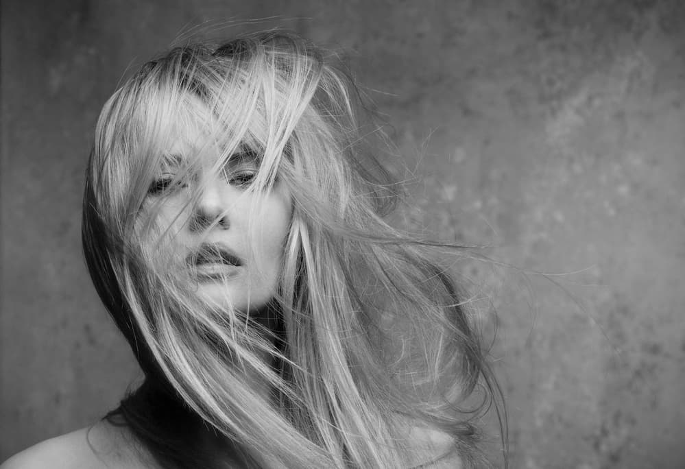Expressive Blonde Portrait by Howard Ashton-Jones — canvas wall art