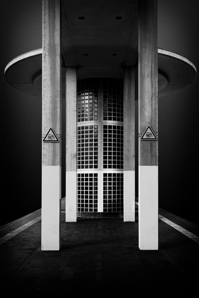 Brutalist Urban Portal by Rolf Endermann — canvas wall art