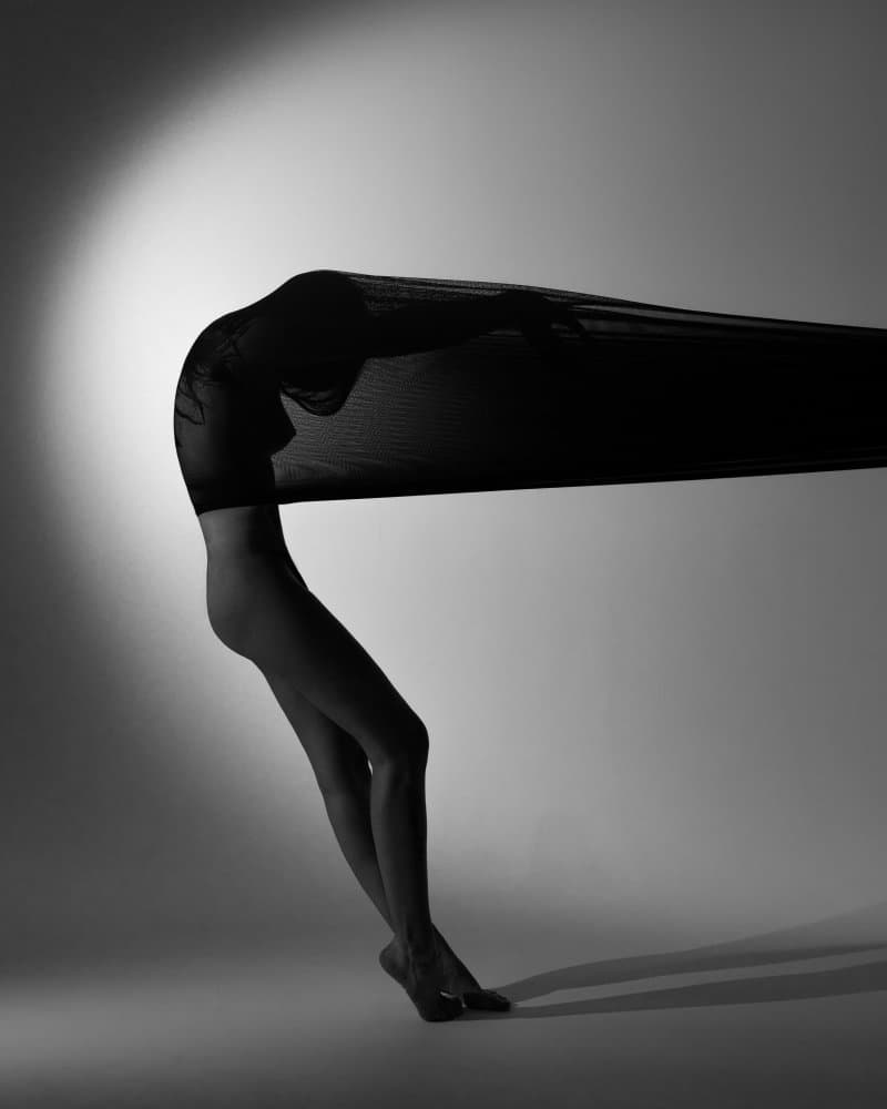 Graceful Draped Figure by Mikhail Trishchenkov — canvas wall art