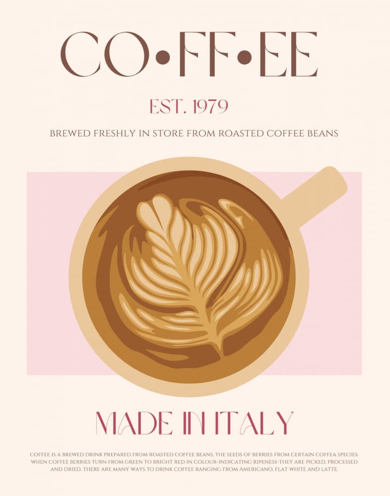 Italian Latte Art by Nazma Khokhar — canvas wall art