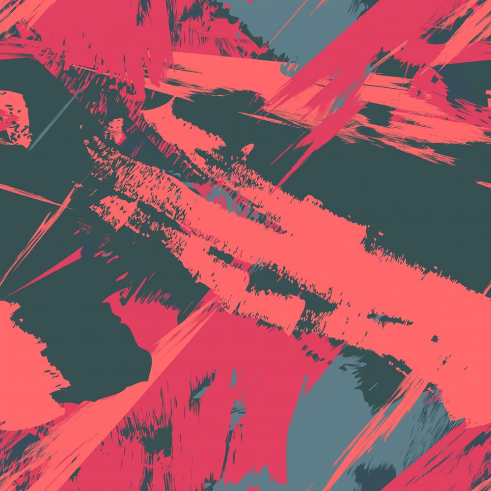 Vibrant Abstract Brushstrokes by Marika Barsrsind — canvas wall art