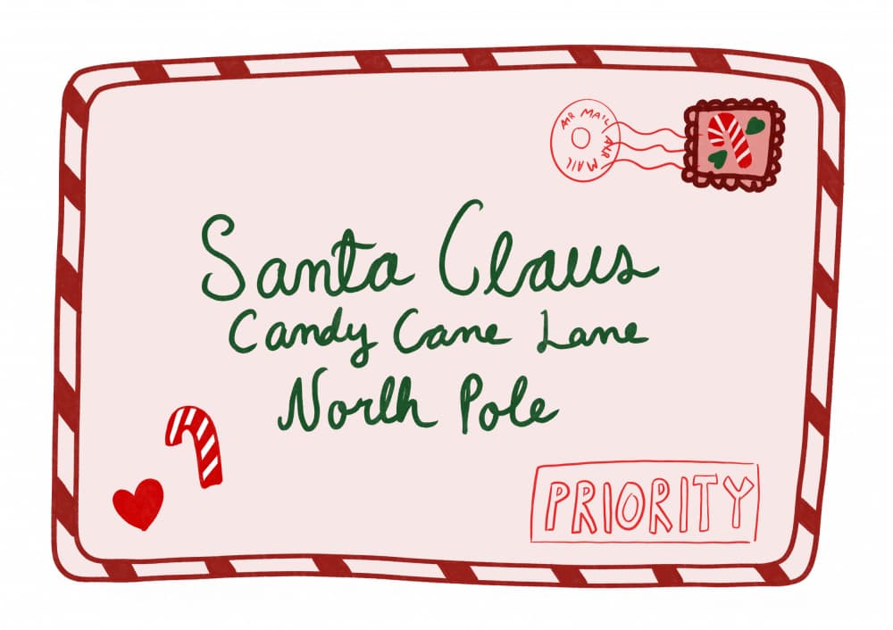 Letter to Santa by Athene Fritsch — canvas wall art