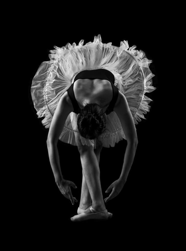 Ballerina's Graceful Bow by Rajat Dawn — canvas wall art