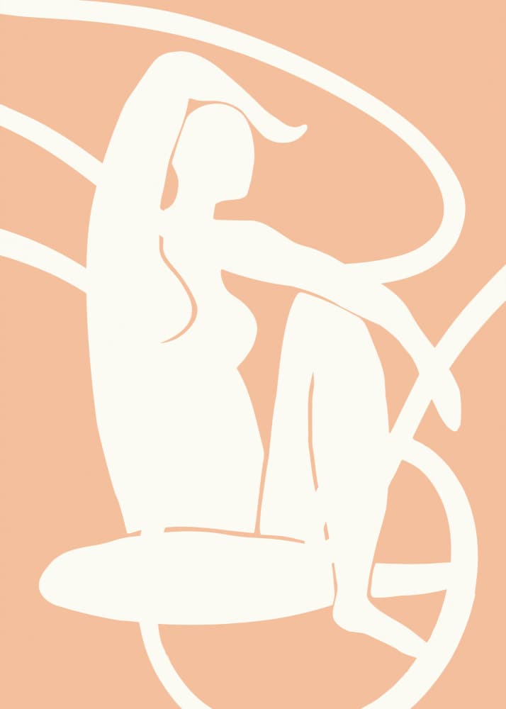 Serene Seated Figure by Pictufy Studio II — canvas wall art