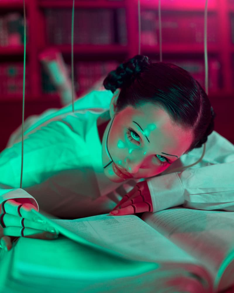Ethereal Marionette Study by Yasin Hasanian — canvas wall art
