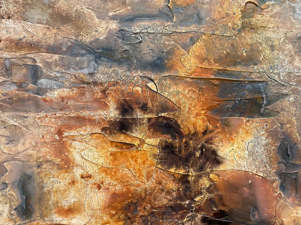 Industrial Decay Abstract by Gabriela Aleksandra Szuba — canvas wall art