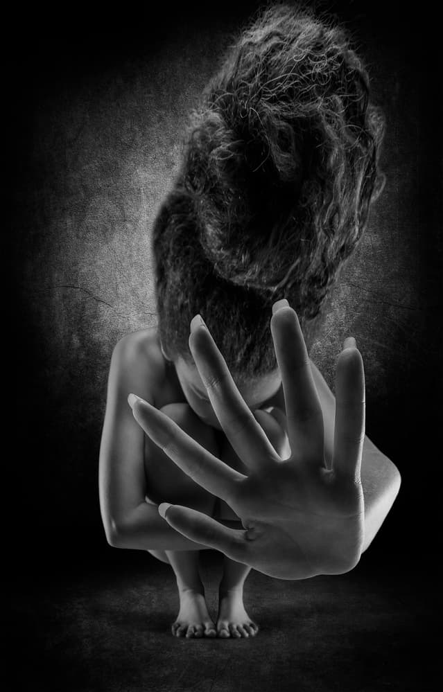 Woman's Protective Hand by Jackson Carvalho — canvas wall art