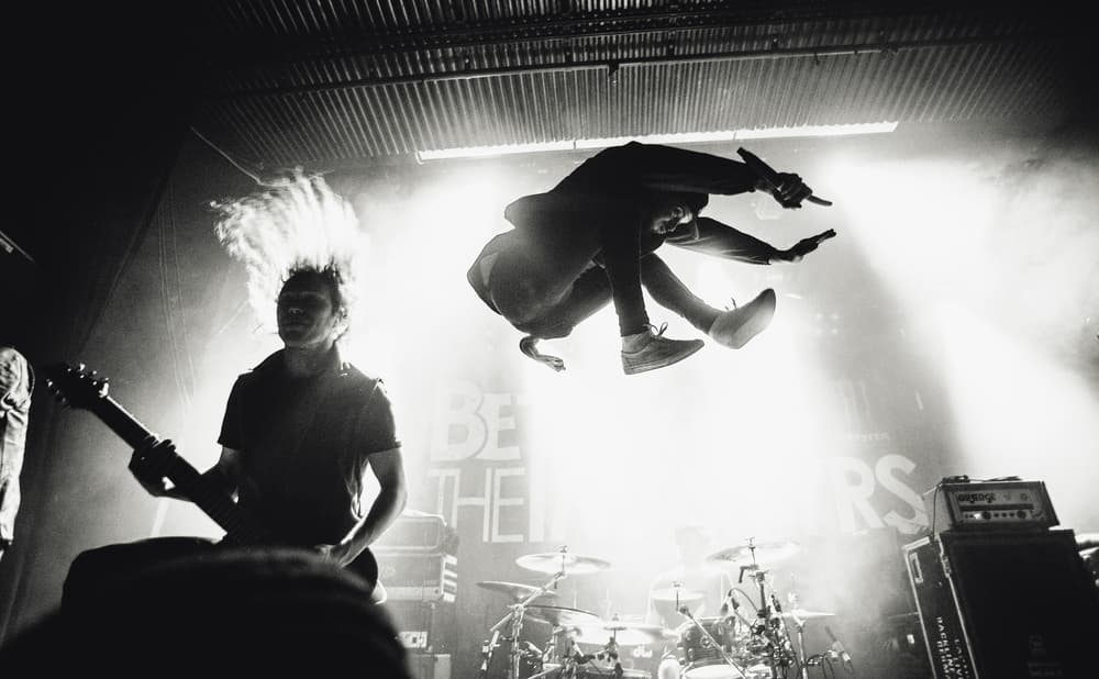 Live Band Jump by Jesse Kämäräinen — canvas wall art