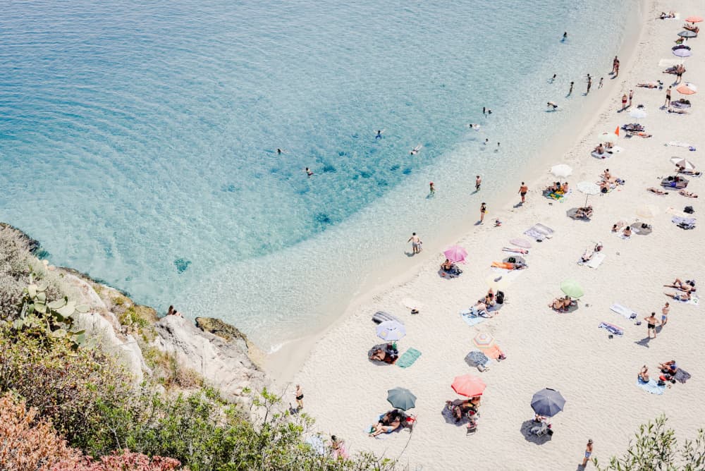 Summer Beach Paradise by Photolovers — canvas wall art