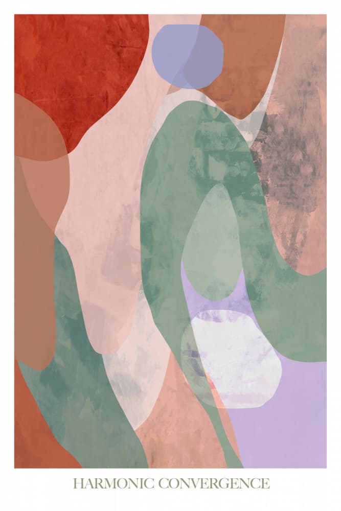 Harmonic Fluid Shapes by cartissi — canvas wall art