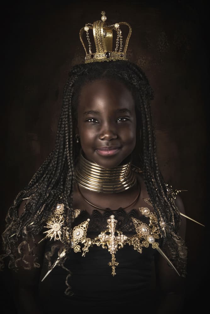 Golden Crown Queen by Carola Kayen-Mouthaan — canvas wall art