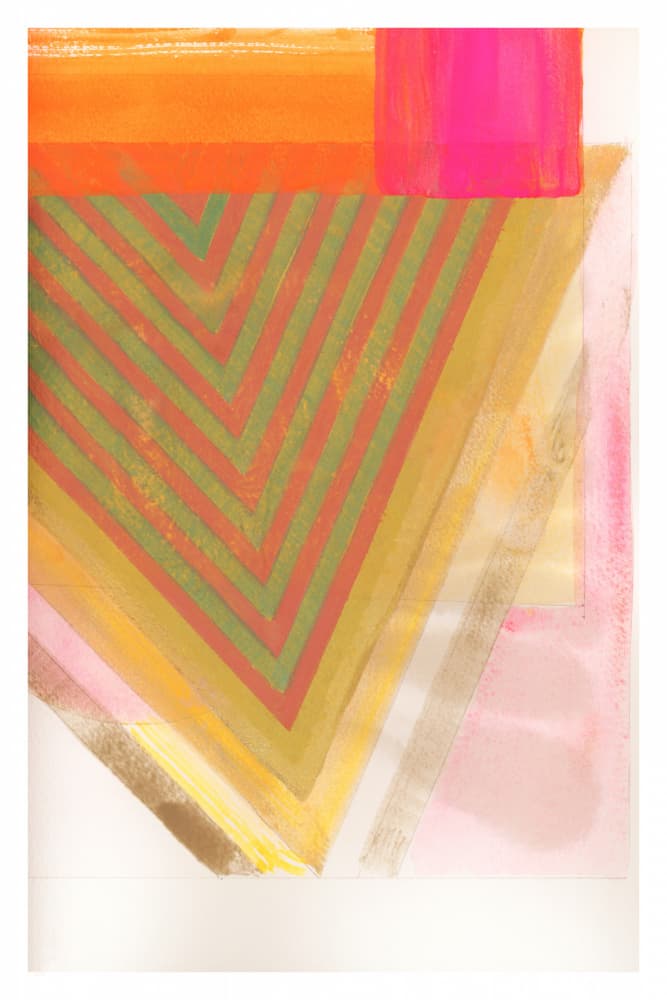 Vibrant Geometric Colors by cartissi — canvas wall art